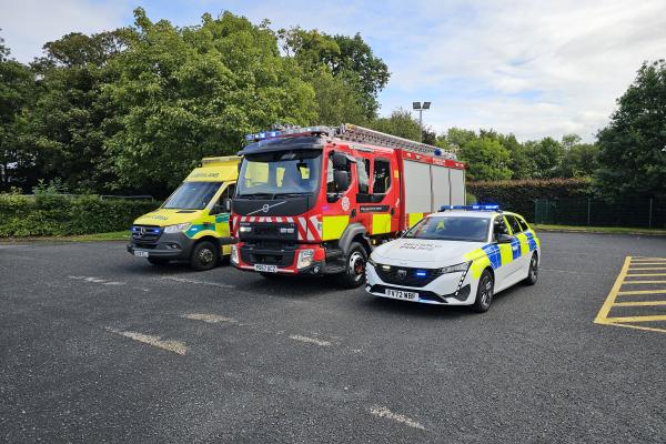 Blue light services vehicles